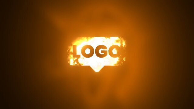 Nuclear Fusion Explosion Science Logo Reveal