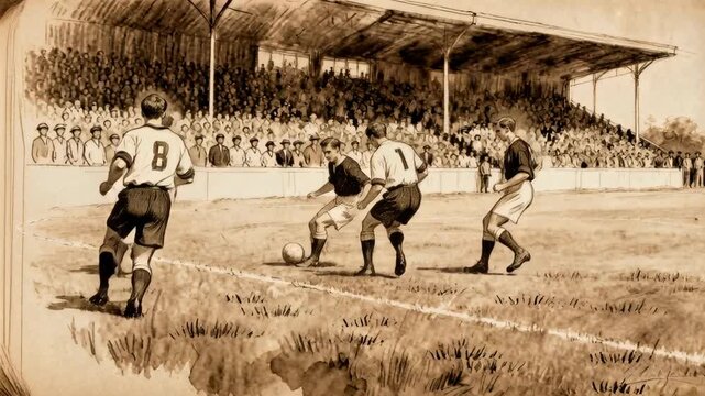 Reacting to number 8 challenge, number 5 in collared shirt moving leather ball by covered stand