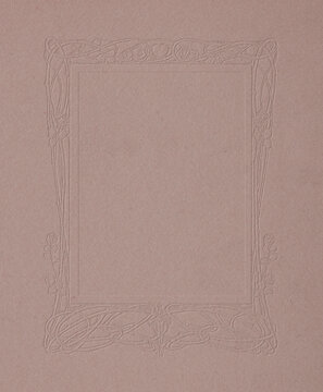 Ornate Decorative Frame with Blank Center