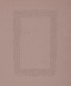 Decorative Frame Background with Empty Center