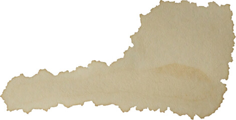 Obraz premium Coffee stains isolated on white background