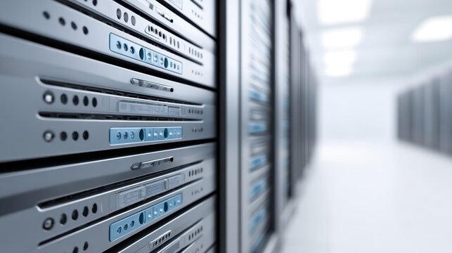 Data center server rack system, computer hardware for hosting and IT infrastructure solutions