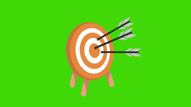 Business Target Achievement Green Screen Video
