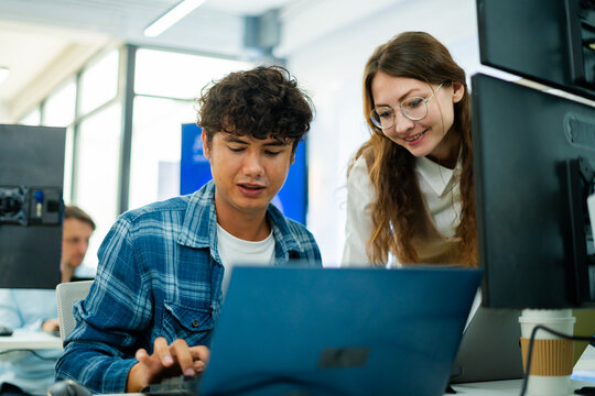 programmer,Adult female freelance typing write prompt AI bot IT app smart program,develop agentic ai,terminal with coding language,ux ui interface,designer,big data server center,quantum computer