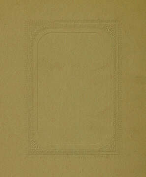Vintage Decorative Frame on Brown Paper Background