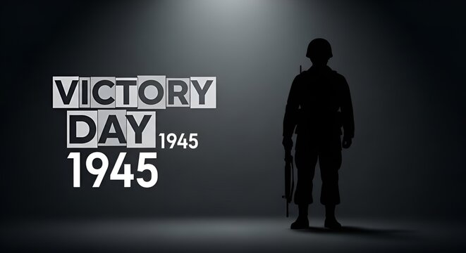 Memorial day tribute honoring victory day 1945 and fallen heroes