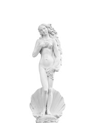 Birth of Venus Sculpture in Shell Isolated PNG © Iryna
