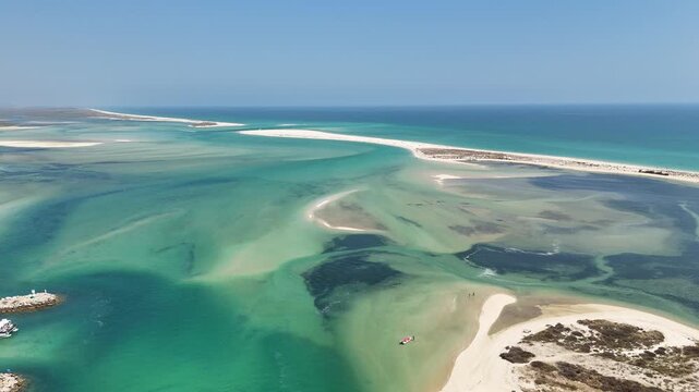 Vista a&eacute;rea de Ria Formosa