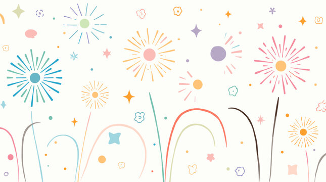 A minimalist composition with curved lines and circles. Suitable for backgrounds, modern design, or conveying simplicity and balance in marketing mate