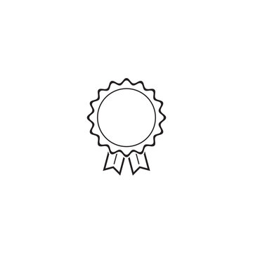 Award Ribbon logo or icon design