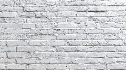 Obraz premium Whitewashed brick wall texture