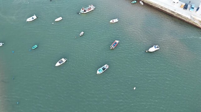 Up movent Drone to Villa of Ferragudo