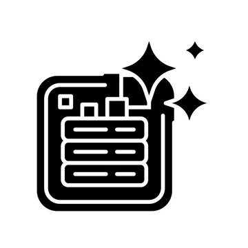 Knowledge Base Interaction Icon Professional UI Symbol for AI