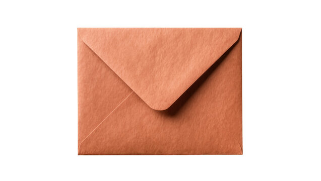 Textured brown paper envelope for mailing important documents, letters, or invitations