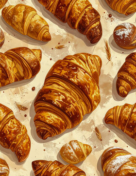 Patr&oacute;n repetitivo de donuts coloridos con glaseado y sprinkles. Fondo divertido ideal para dise&ntilde;o infantil, reposter&iacute;a o packaging.