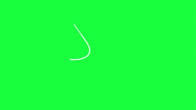 Dynamic arrow motion on vibrant green background