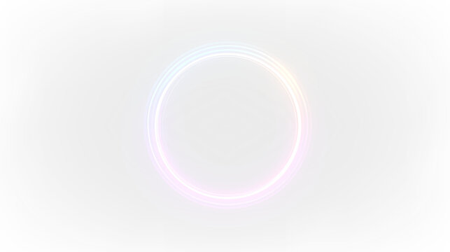 Colorful circular design with smooth gradient on a transparent background used for various creative projects