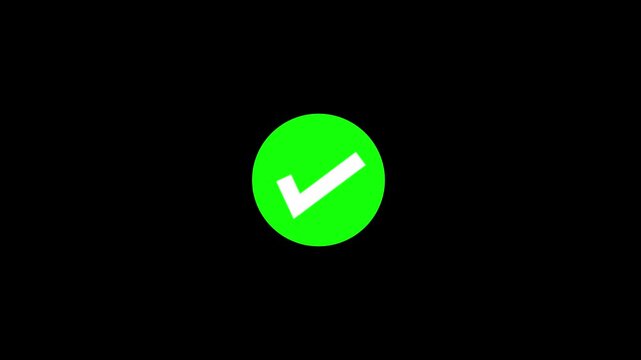 A simple image featuring a bright green circle on a black background