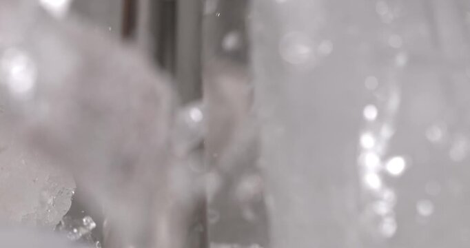 Super slow motion, Power Strike Shattering Ice Dramatic Slow Motion