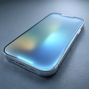 smartphone AI interface close up soft shadow premium minimal look