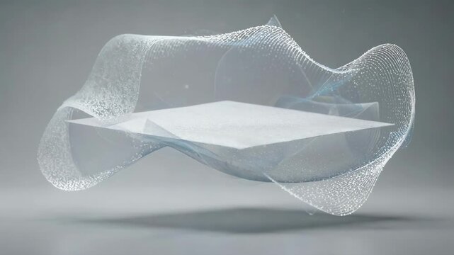 Medium shot showcasing paper surface modeling in software using AI to forecast coating absorption and texture variations for optimized print quality.