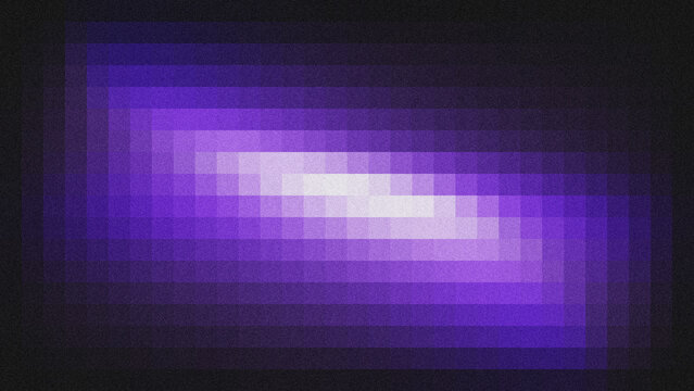 A modern abstract background featuring layered purple gradient rectangles in a grid pattern, with a grainy noise texture.