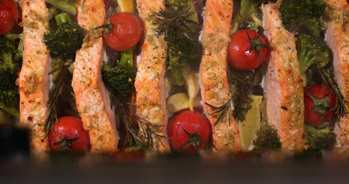 Kitchen Lights Shine On Golden Fillets As Chef Gets Dinner Ready For Tonight