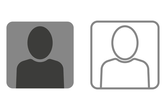 Vector flat illustration. Avatar, user profile, face icon, profile picture. Suitable for social media profiles, icons, splash screens and as a template.