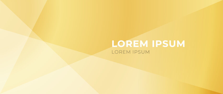 Abstract yellow white gradient background. Soft geometric shapes, smooth light transition. Warm pastel tones, subtle blur. Clean minimal backdrop for banner, modern digital design. Vector illustration