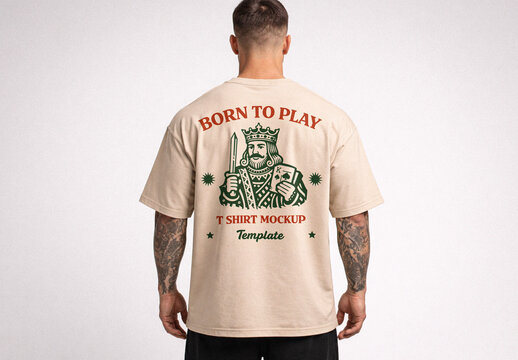 Male T-Shirt Mockup