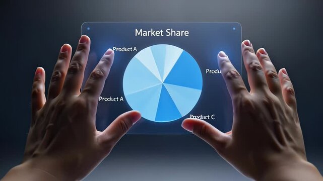 ?Interactive data analysis with touch screen: exploring sales and market share trends