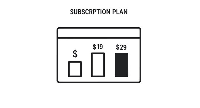 Subscription Plan Comparison with Pricing Tiers and Charts