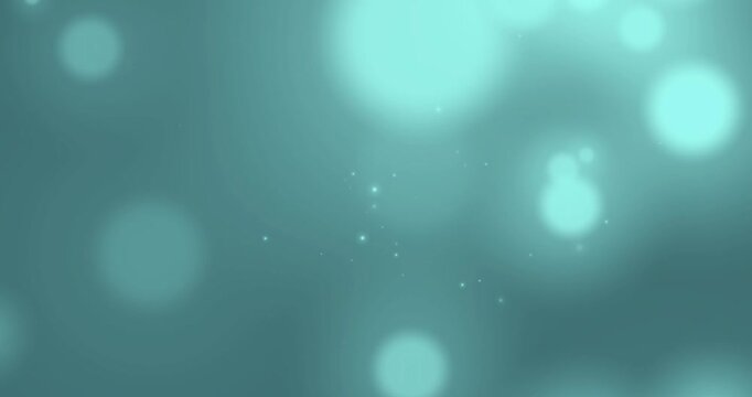 Animation of green dots moving on green background