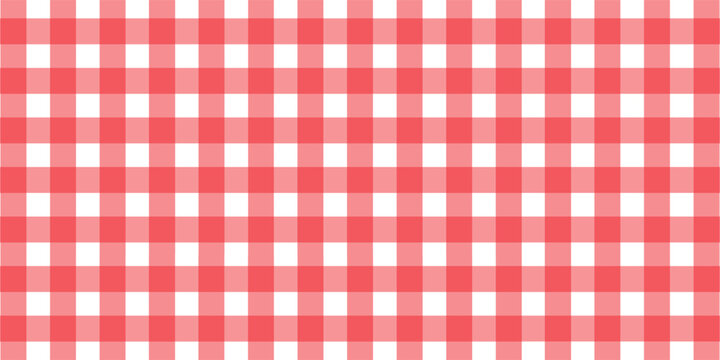 Halloween plaid tablecloth with red checkered pattern background. Isolated flat vector.eps.10