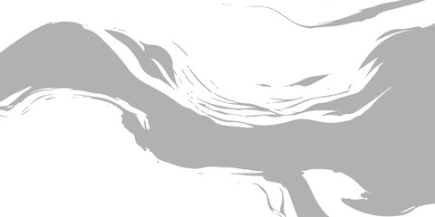 Obraz premium Vintage vector illustration of a winter forest landscape with snow featuring a grungy black ink brush stroke border and messy paint texture design element