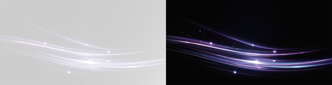 Futuristic cyberpunk speed trail effect, overlay neon speed lines and dynamic light trails motion bstract light vortex and energy tornado spiral on transparent background png