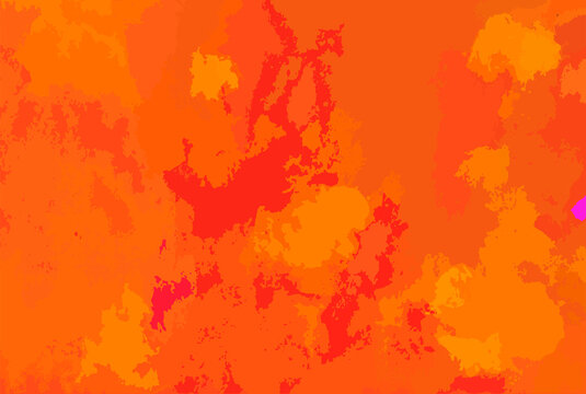 オレンジと赤の不規則抽象テクスチャ