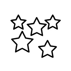 Obraz premium set of star icons