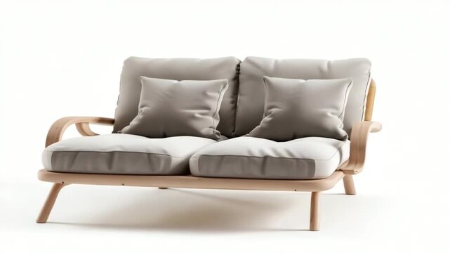 A double sun lounger provides comfort and support for two people under the sun. Soft cushions allow for a relaxing time while enjoying outdoor moments