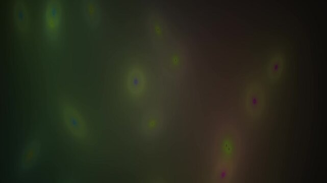 Microscopic view of green cells.