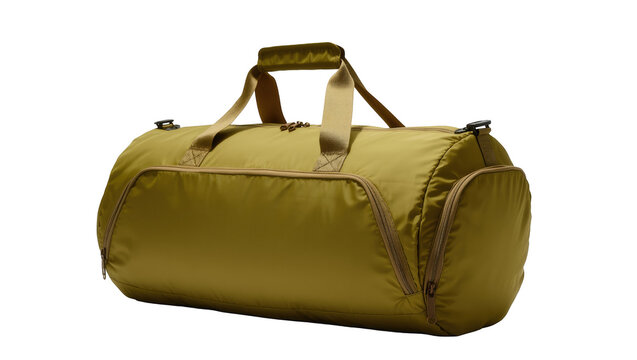 Stylish and practical olive green duffel bag for sports, gym, or travel essentials.
