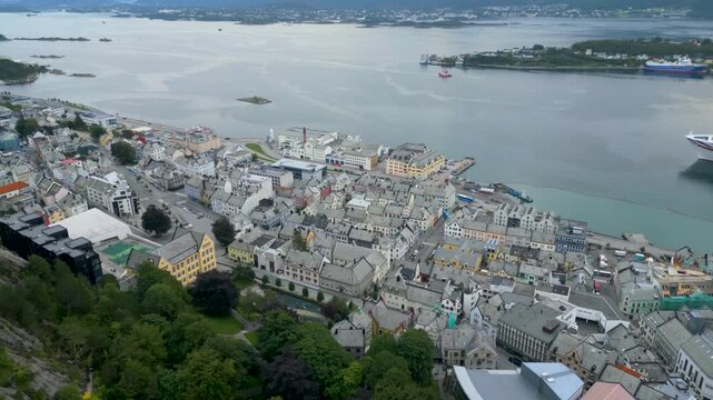 Fjellstua Aksla, 6007 &Aring;lesund, Norway