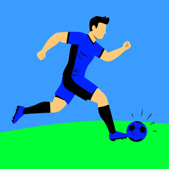Obraz premium Player football 