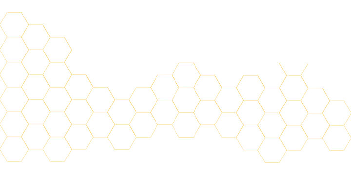 Honeycomb pattern . Golden honeycomb pattern . Honeycomb wallpaper . Honey background . Vector illustration