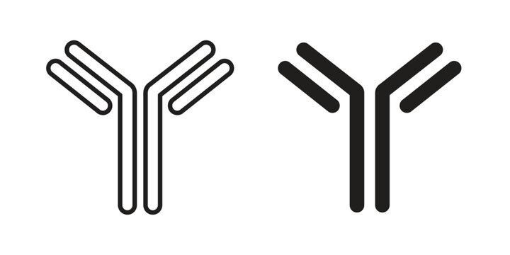 Antibody icon. Simple outline style for web and app. Vector icon