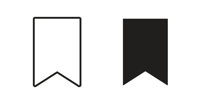 Bookmark icon. Simple outline style for web and app. Vector icon