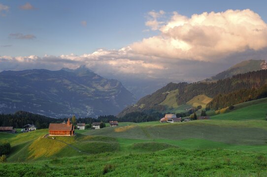 Mountain church on the Stoos near Morschach, Central Switzerland, Switzerland