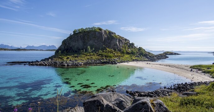 Beach near Digermulen, Vester&aring;len, Nordland, Norway