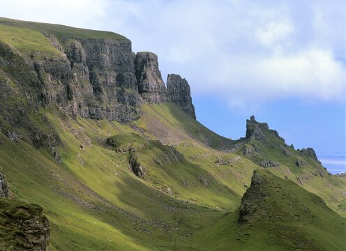 Rocks of Quiraing, Isle of Skye, Scotland, United Kingdom, Europe