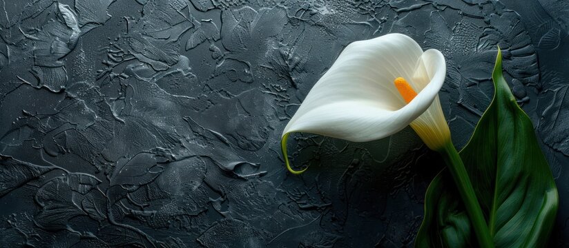 Deepest sympathy card with calla flower